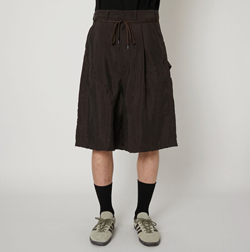 プロダクトトゥエルブ 26SS Silk Nylon Short Work Pants(26SS-PPT11)BROWN☆新作発売！