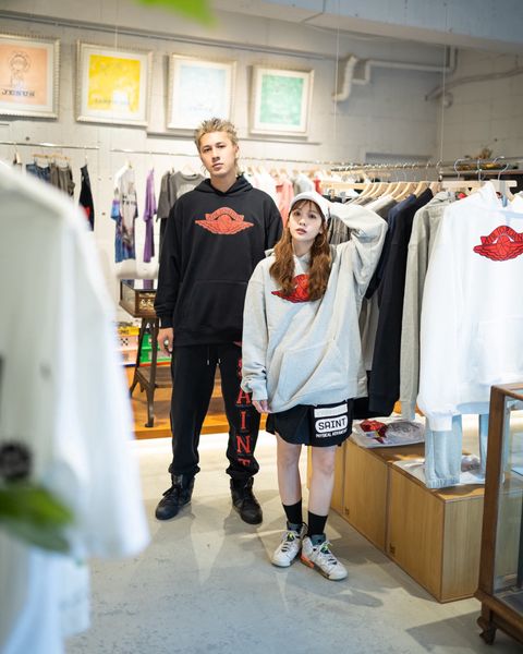 JORDAN BRAND × ©SAINT MXXXXXX (TIME) CAPSULE☆ M J SM FLC HOODIE style.2026.5.22