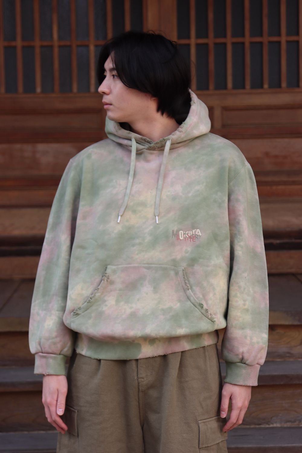 doublet WASTE VEGETABLE DYED HOODIE(22SS28CS209) style.2022.1.15