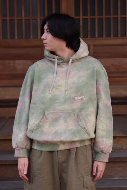 doublet WASTE VEGETABLE DYED HOODIE(22SS28CS209) style.2022.1.15.