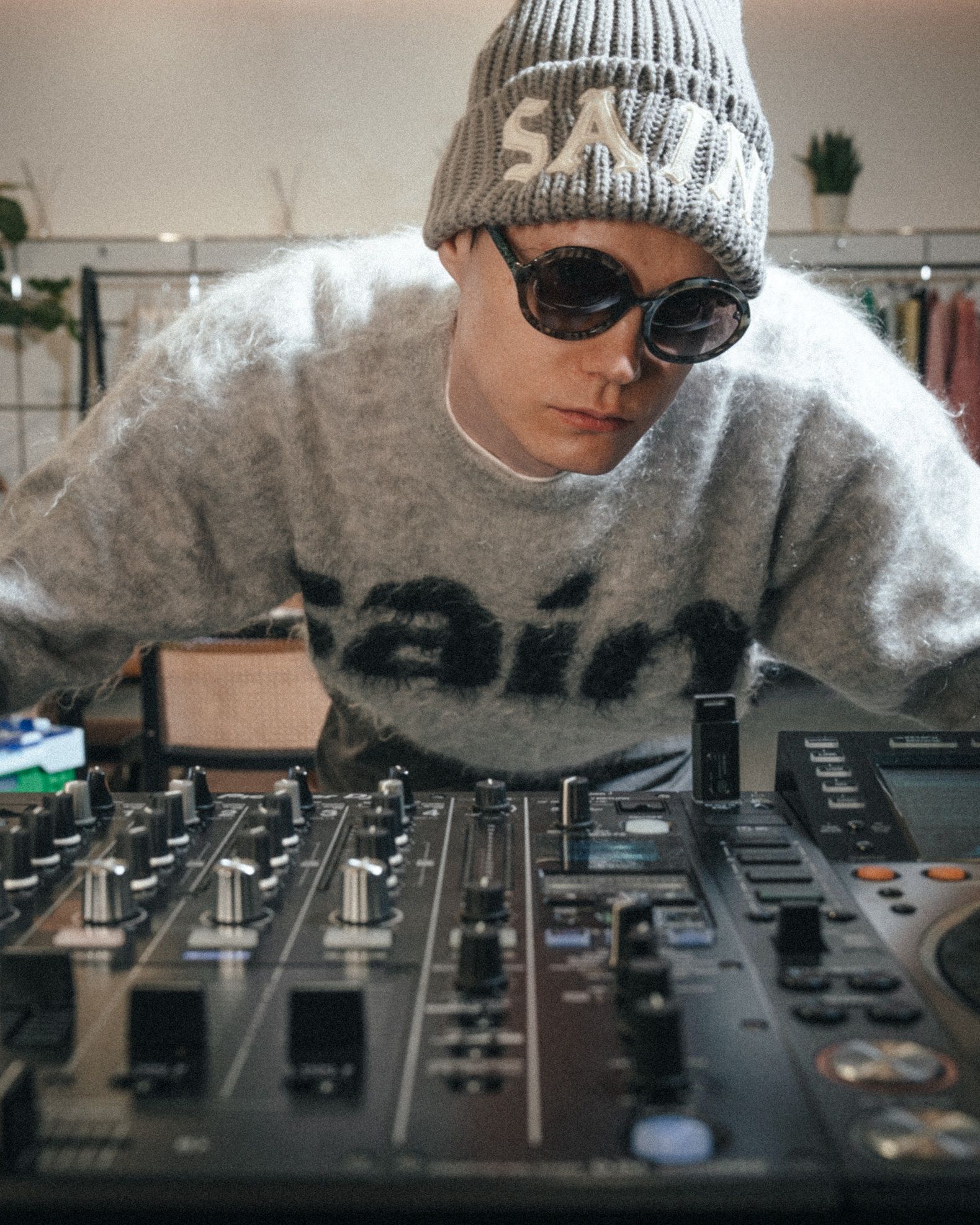 セントマイケル 26AW SAINT KNIT CAP(SM-MK1-0000-080)GRAY☆10月10日(土)発売！
