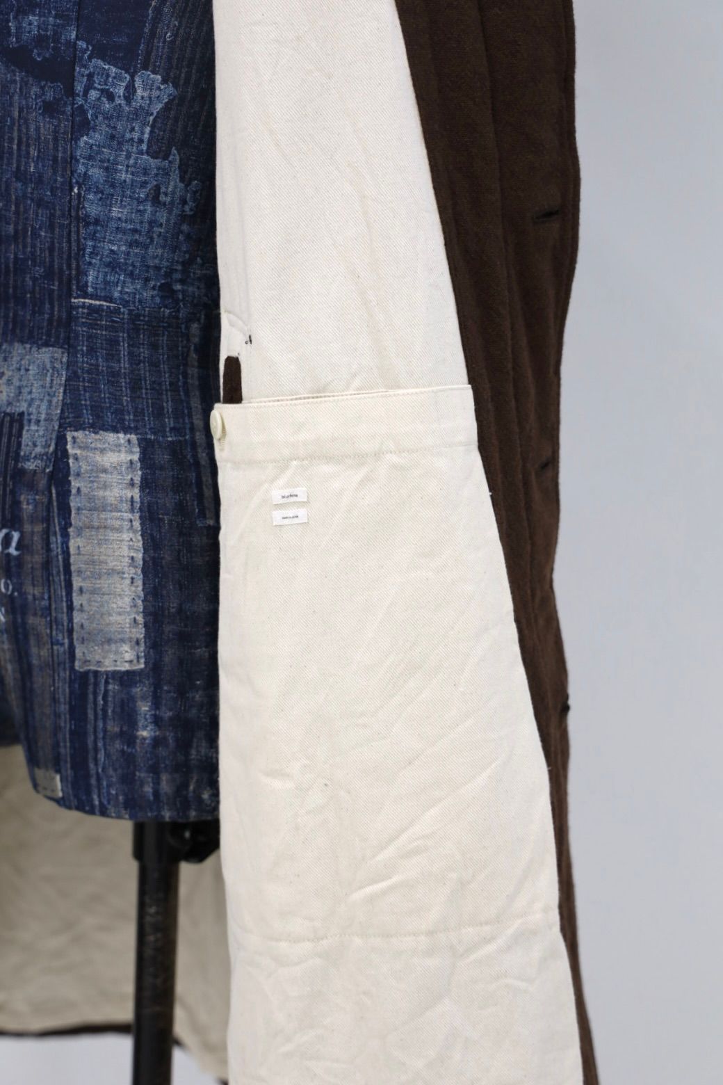 blurhms ブラームス Classic Wool Balmacaan Coat(BHS25F009)Brown☆新作発売！