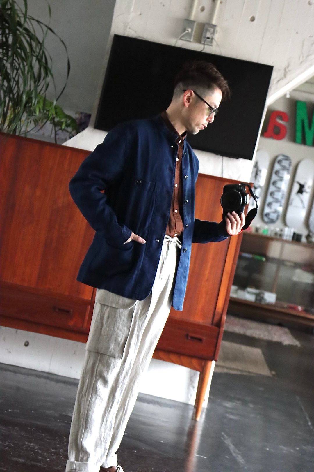 Ets.MATERIAUX 22SS French work jacket