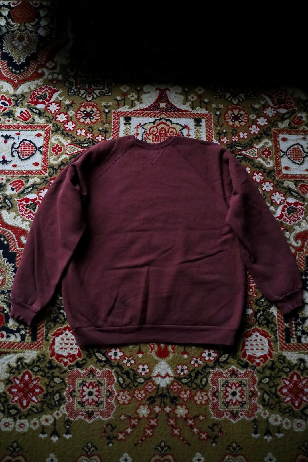 アプレッセ 2026 STYLE2 Vintage Double V Sweatshirt(26AAP-05-16)BURGUNDY☆9月5日(土)発売！