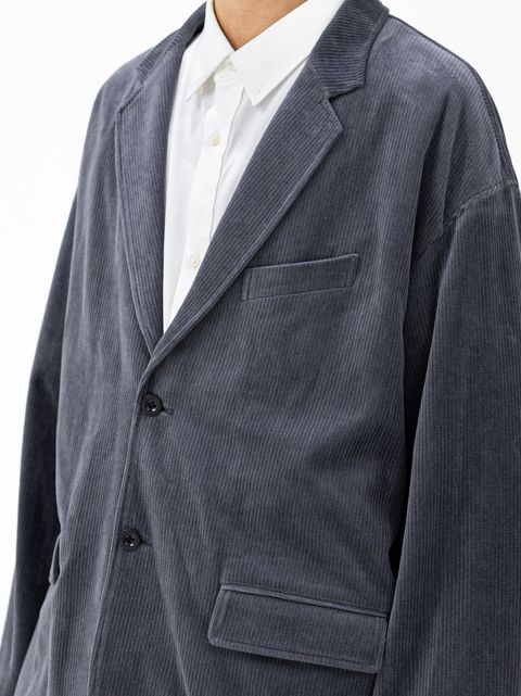 グラフペーパー Soft Knit Corduroy Jacket (GRAY) MARKスタイル
