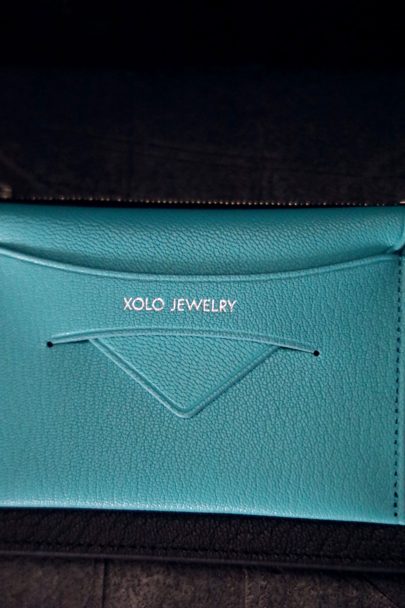 XOLO JEWELRY ショロジュエリー / Zip Card Case (XOWC001TEA) TEAL☆6月17日発売！