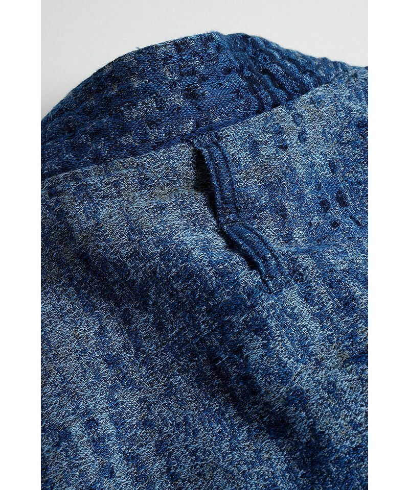 ファンダメンタル デニムシャツ BORO JAQUARD HAORI SHIRT RINSE(FA25SH47R)INDIGO☆新作発売！