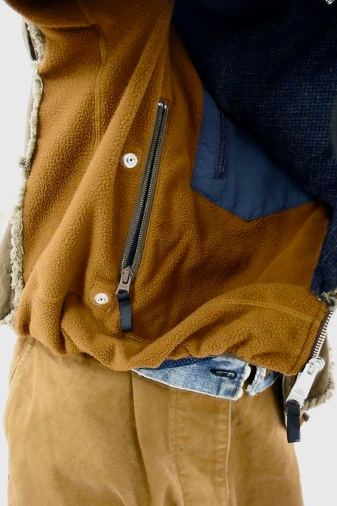 YOKE ヨーク26SS Connected Work Jacketスタイル