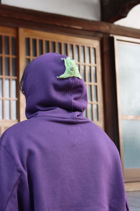 doublet VEGETABLE STEM EMBROIDERY HOODIE(22SS30CS211) style.2022.1.15.