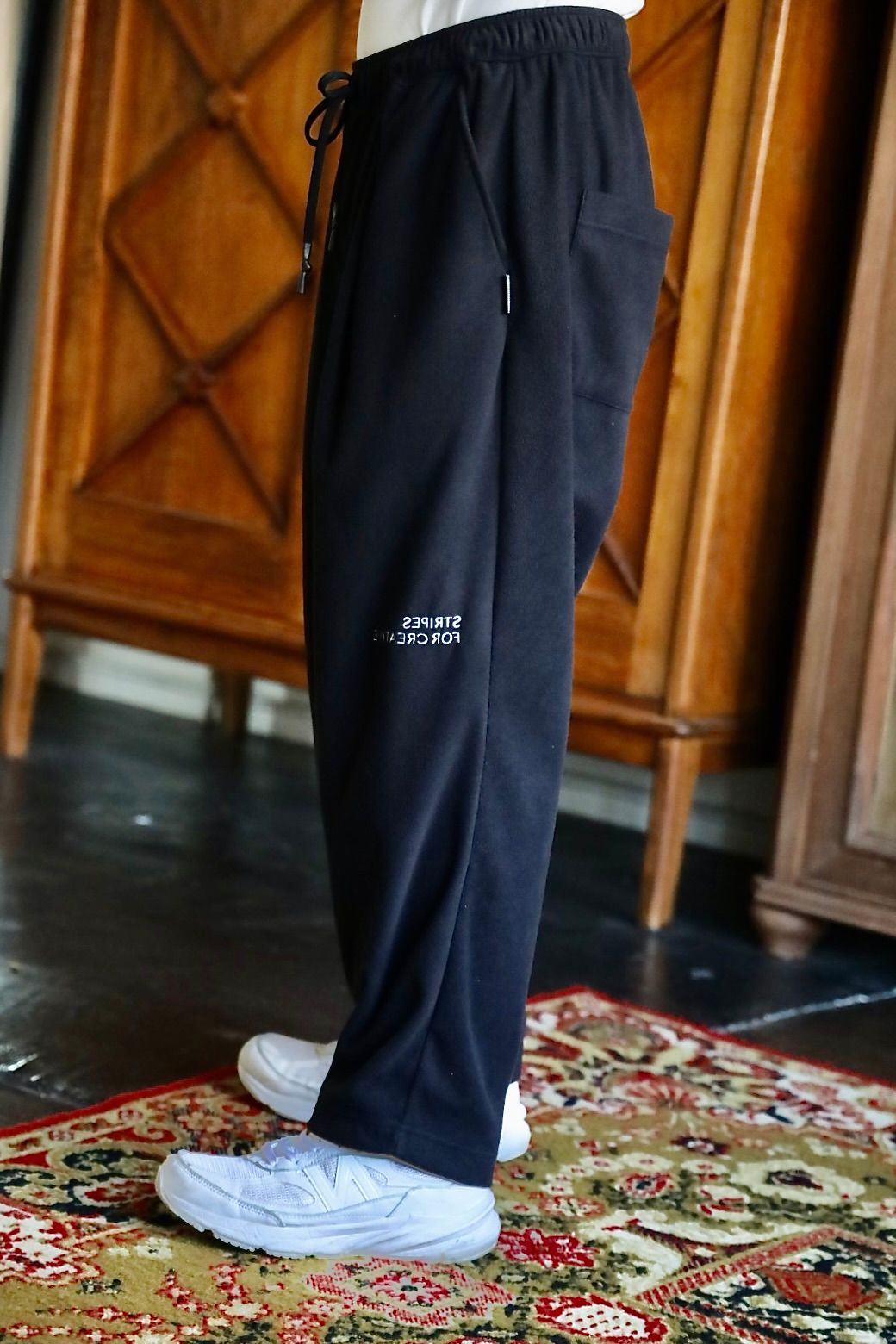 S.F.C FLEECE BASEBALL HALF ZIP JACKETスタイル