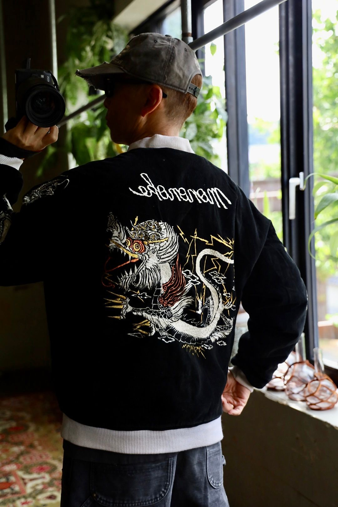mononoke・made モノノケ・メイド  REVERSIBLE SKA JAMBER"BLACK"スタイル