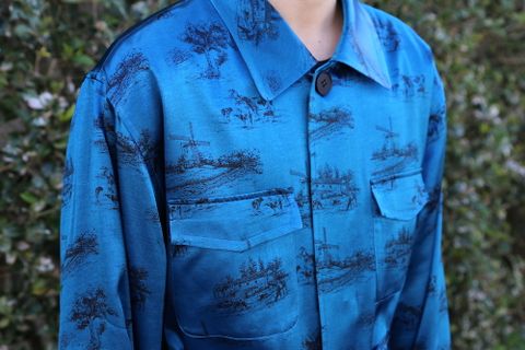 MATSUFUJI DAYDREAM Prinnted Jacket style 2021.02.21.