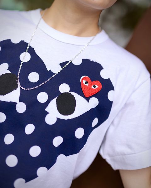 PLAY COMME des GARCONS ポルカドットTシャツ style.2024.8.13
