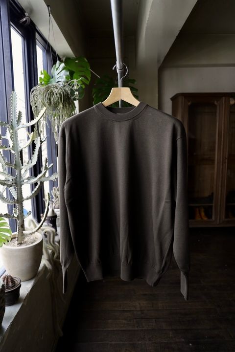 アプレッセ Cotton knit L/S T-Shirt(25SAP-03-01K)OLIVE☆2月8日(土)発売！