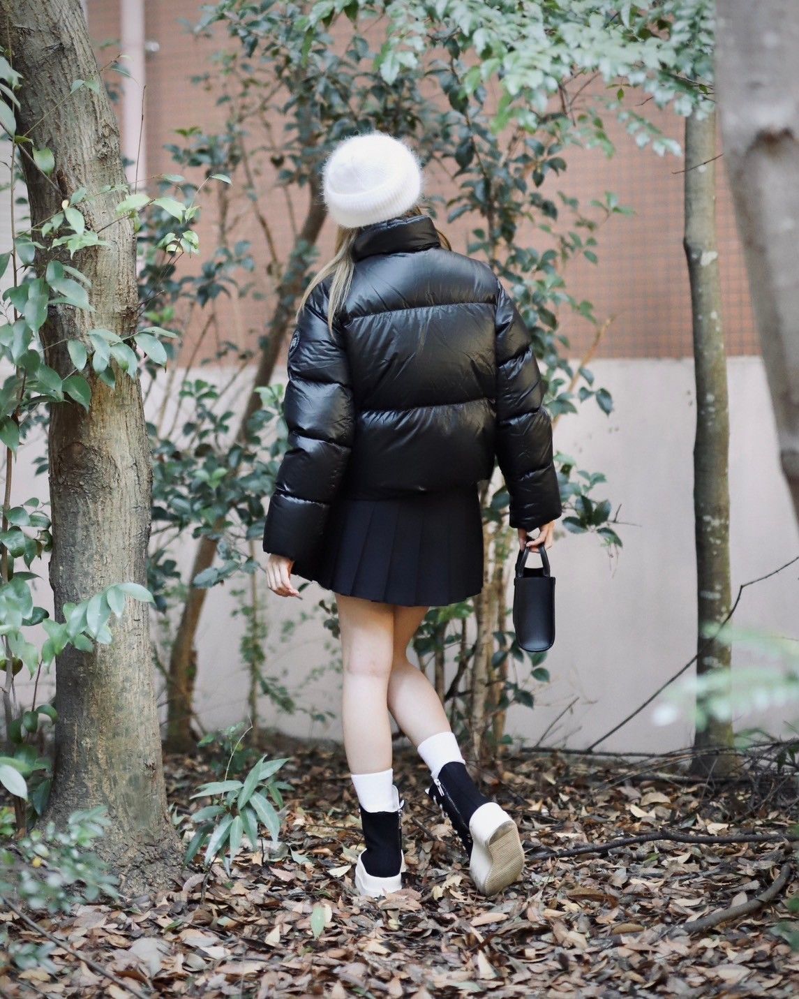 CANADA GOOSE 新作CYPRESS CROPPED PUFFER BLACK LABEL style