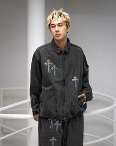 TALKING ABOUT THE ABSTRACTION CROSS JACKET  JKT MARKスタイル