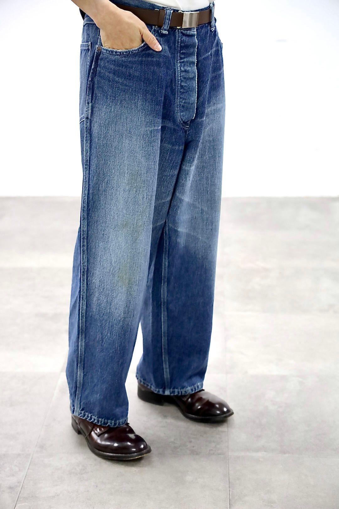 アプレッセ 2026 STYLE1 Vintage Denim Logger Pants (26SAP-04-26)INDIGO☆2月7日(土)発売！