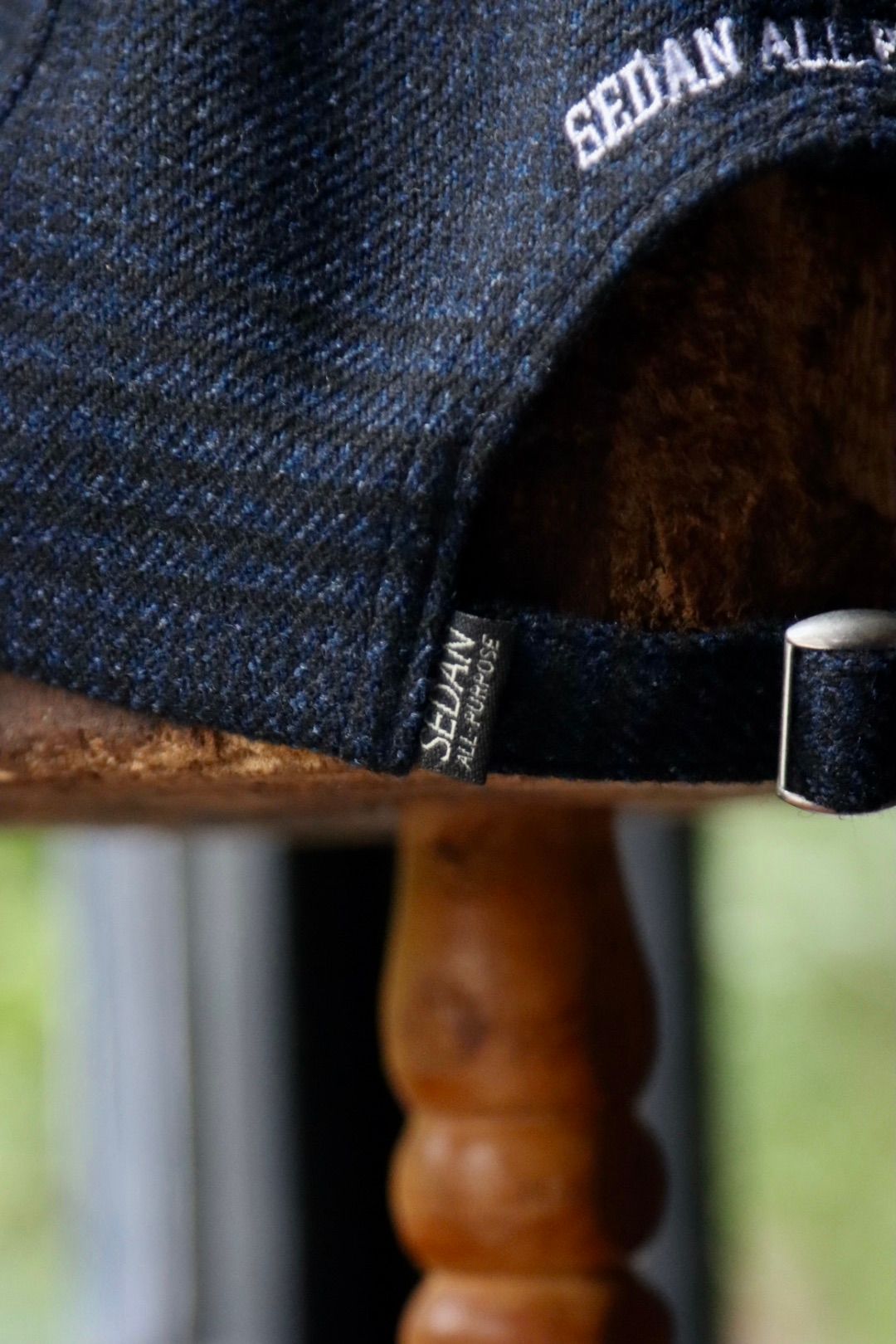 セダンオールパーパスFW23 UMBRO Tech Tweed BB Cap(SD23F-CP06)Blue×Black