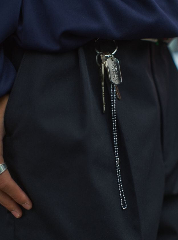セダンオールパーパス FW24 OG Logo DOGTAG Key Ring(SD24F-AC01)Silver