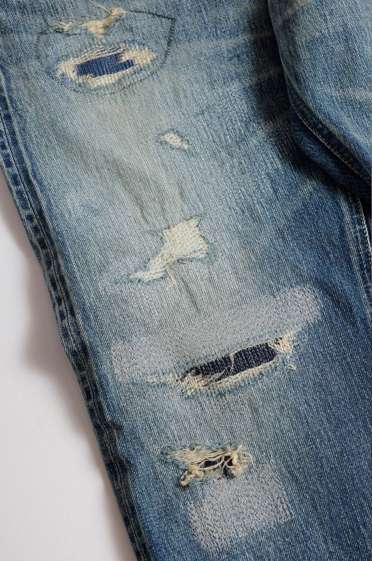 ファンダメンタル デニムパンツ CLASSIC STRAIGHT DENIM CS124 (FA25/MG124)INDIGO