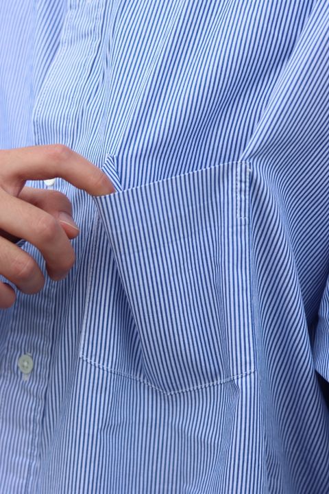 FreshService CORPORATE STRIPE REGULAR COLLAR SHIRT(FSW-22-SH_15) style. 2021.11.21.