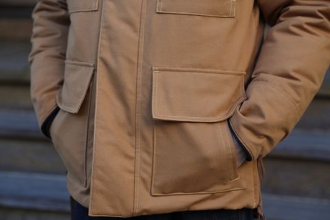 CANADA GOOSE×JUNYA WATANABE MAN 綿ダックコラボレーションダウンジャケット"BROWN"Style.2020.11.16..