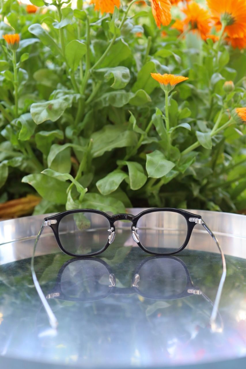 ノチノオプティカル  "JIFUSAN" #1. GLOSS BLACK × CLEAR to GREY(調光モデル)☆4月18日(土)再入荷！