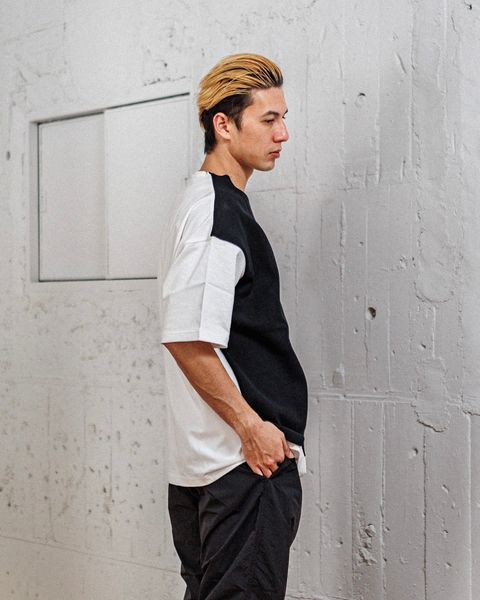 COMME des GARCONS HOMME 異素材切り替えS/S (WHITE)Tシャツ スタイル 2月8日(土)新作発売！