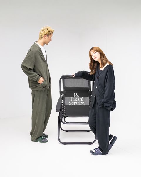 ReFresh!Service. 新作UTILITY PILE CARDIGAN SET-UP style.2025.9.26