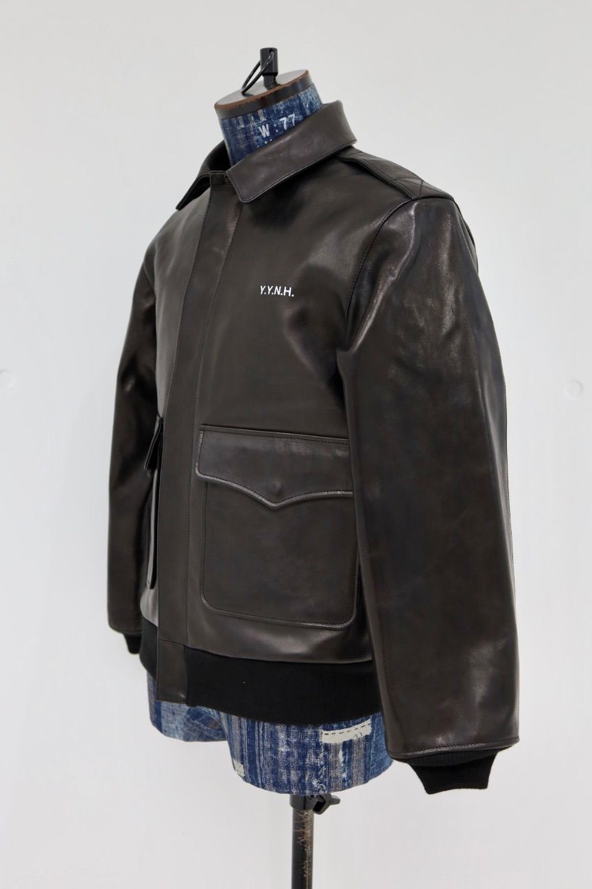 Yohji Yamamoto × NEIGHBORHOOD ホースレザージャケット(252SZYYN-JKM01S)BLACK★12月5日(金)発売！