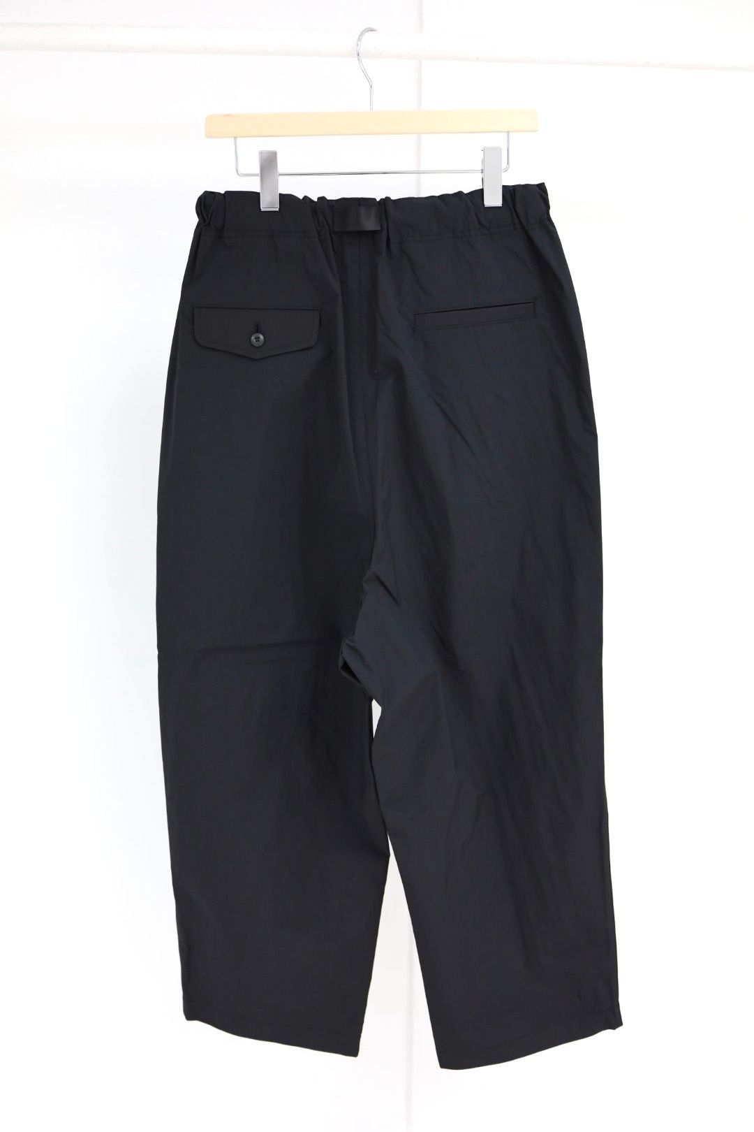 コムデギャルソンオム26SS エステルウェザーベルト付きパンツ(HQ-P017-051)BLACK☆3月6日(金)発売！