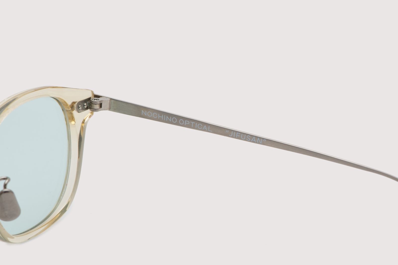 ノチノオプティカル  "JIFUSAN" #5. CITRON x SILVER × L.SMOKE GREEN(調光モデル)☆4月18日(土)再入荷！