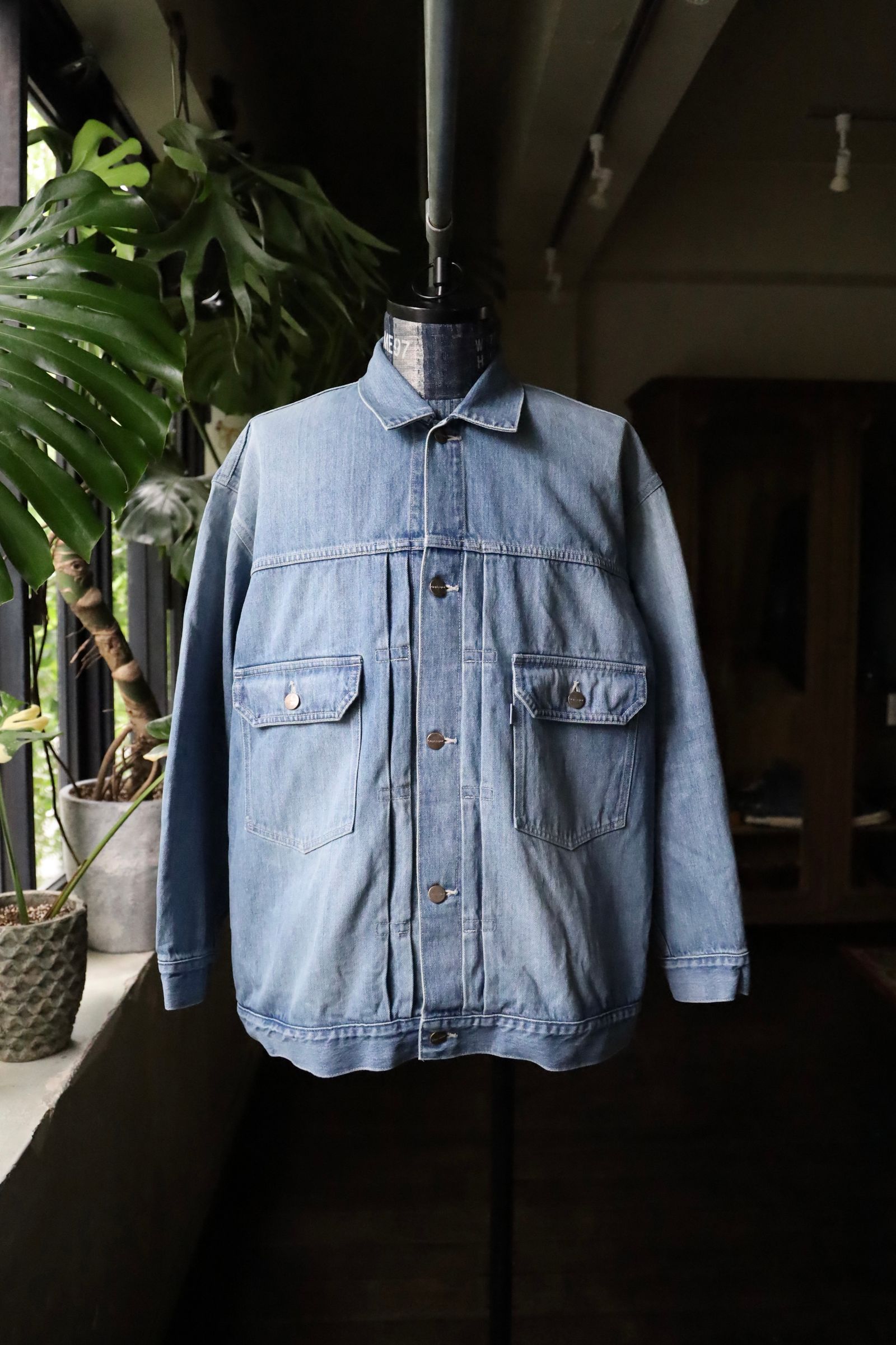 Graphpaper - Selvage Denim Jacket(GU243-30185LB) LIGHT FADE☆7月27日(土)発売 |  mark