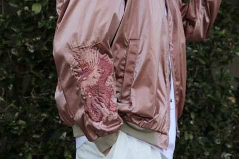 doublet GRADATION CHAOS EMBROIDERY BLOUSON style.2021.3.14.