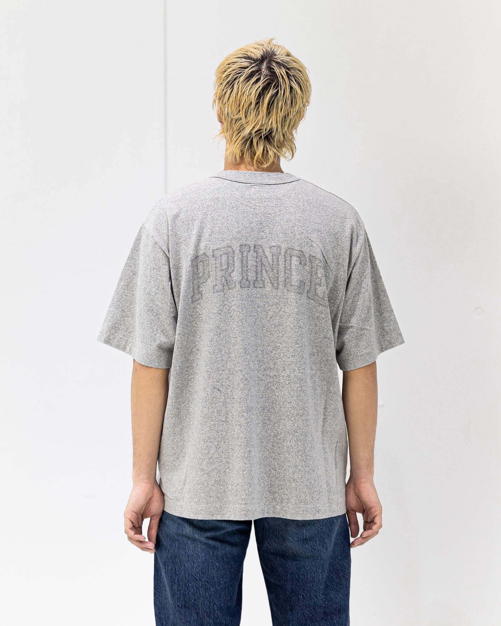 blurhms ROOTSTOCK NOT-PRINCE 88/12 Print Tee WIDE (HEATHER GRAY) 新作発売！