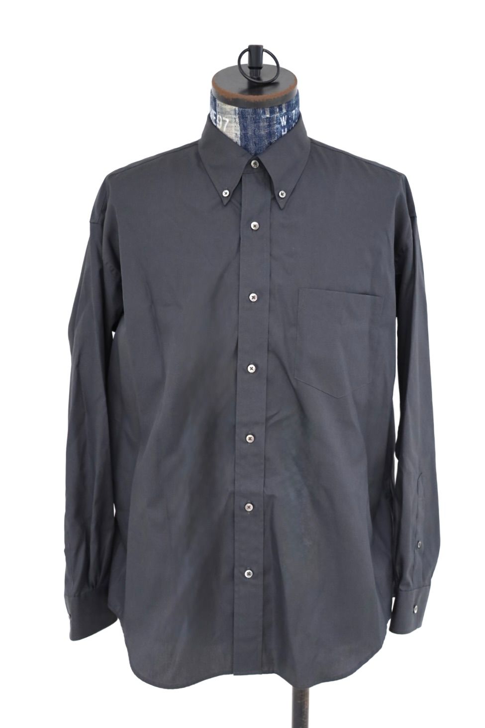 グラフペーパー Easy Care Poplin L/S B.D Box Shirt(GM263-50619)GRAY☆7月11日(土)発売！