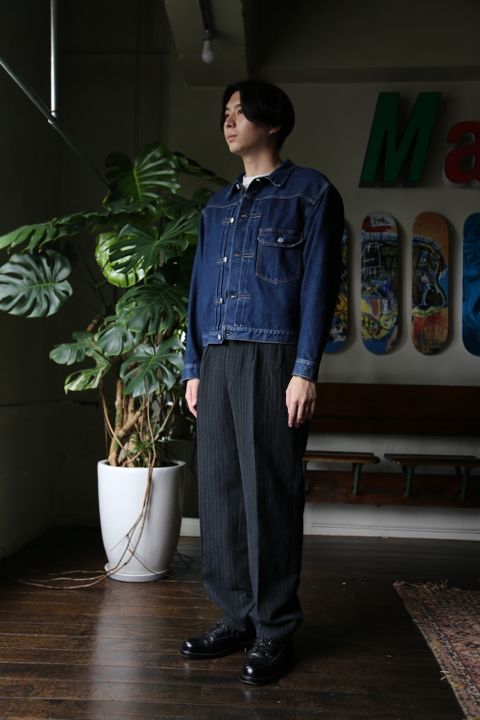 CIOTA 本藍スビンコットン13.5ozデニムGジャン(JKLM-101M-NIDBL-D) style.2021.8.22