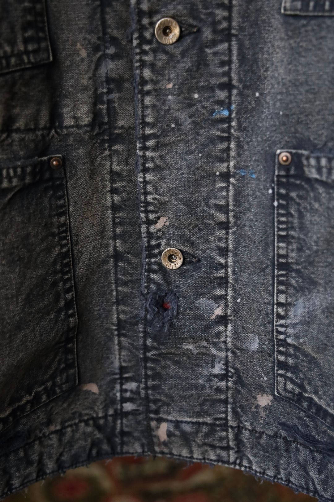 BOW WOW 25FWバウワウ  カバーオールDUCK COVERALL BLANKET LINER AGED(BW252-DCBL) AGED BLACK