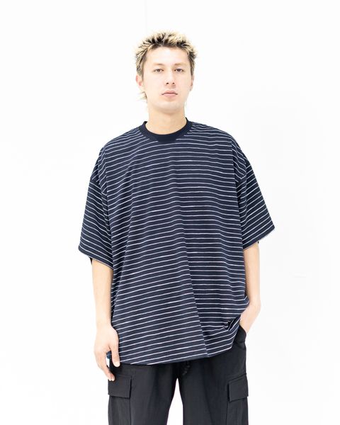 S.F.C 26SS エスエフシー SUPER BIG SIDE STRIPE TECH SS TEE(SFCSS26CS06)Navy☆5月9日(土)発売！