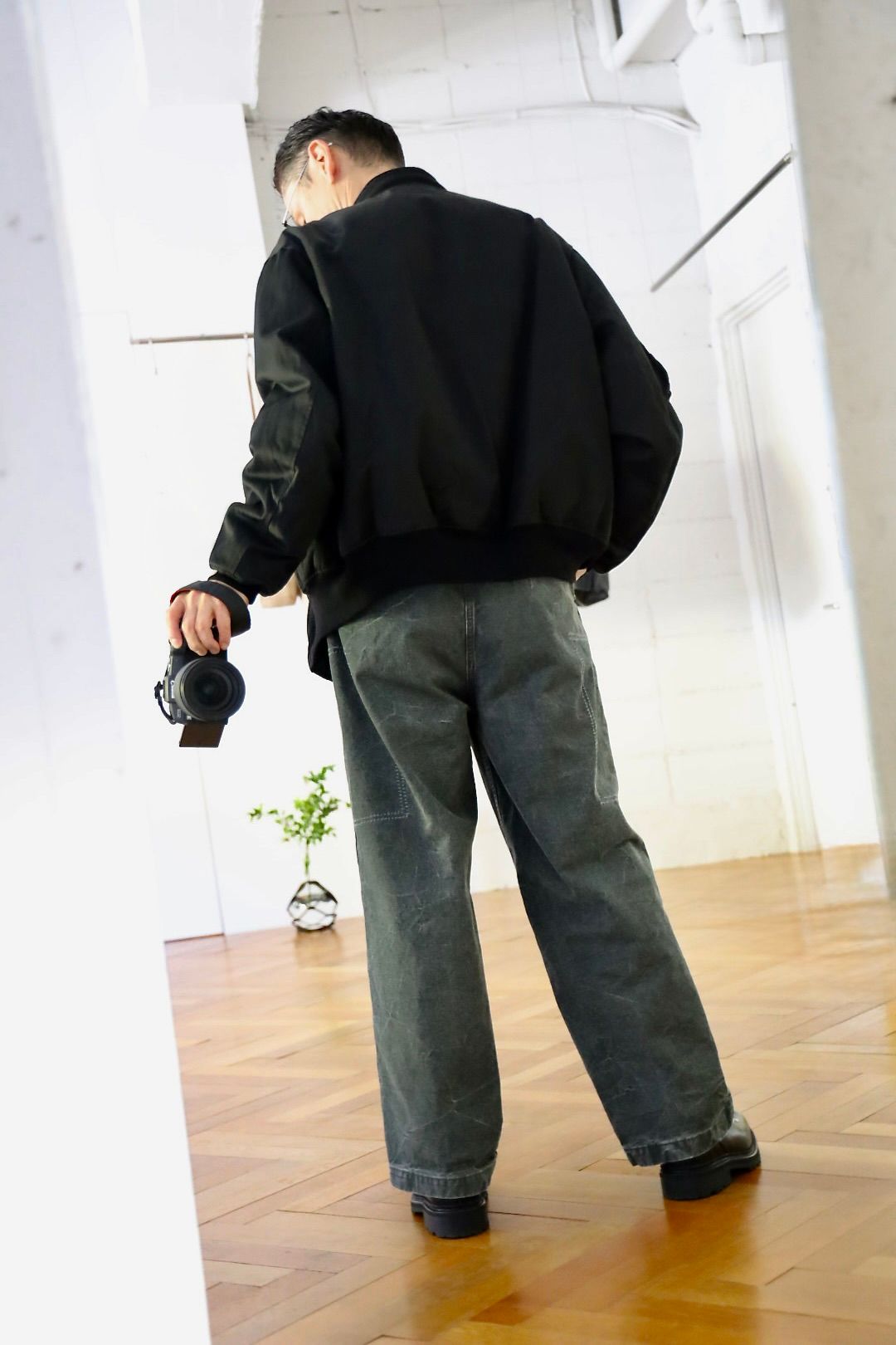 A.PRESSE Vintage Silk Flight Jacketスタイル | 5829 | mark