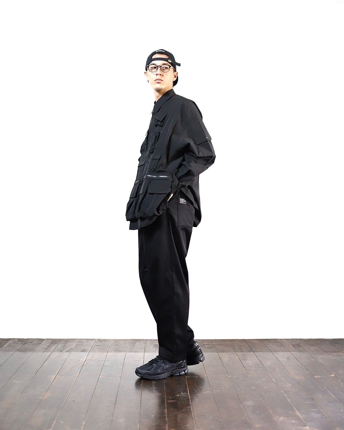 ノチノオプティカル "JIFUSAN" #2.GLOSS BLACK × GREY GREEN to D.GREY(調光モデル)