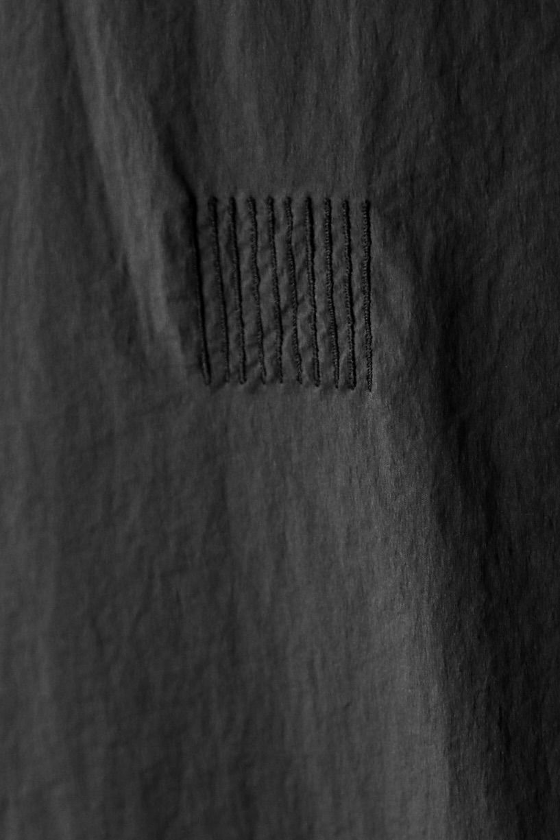 S.F.C 24SS エスエフシー BIG NYLON POLO (SFCSS24S03) D.Grey☆3月30日(土)発売！