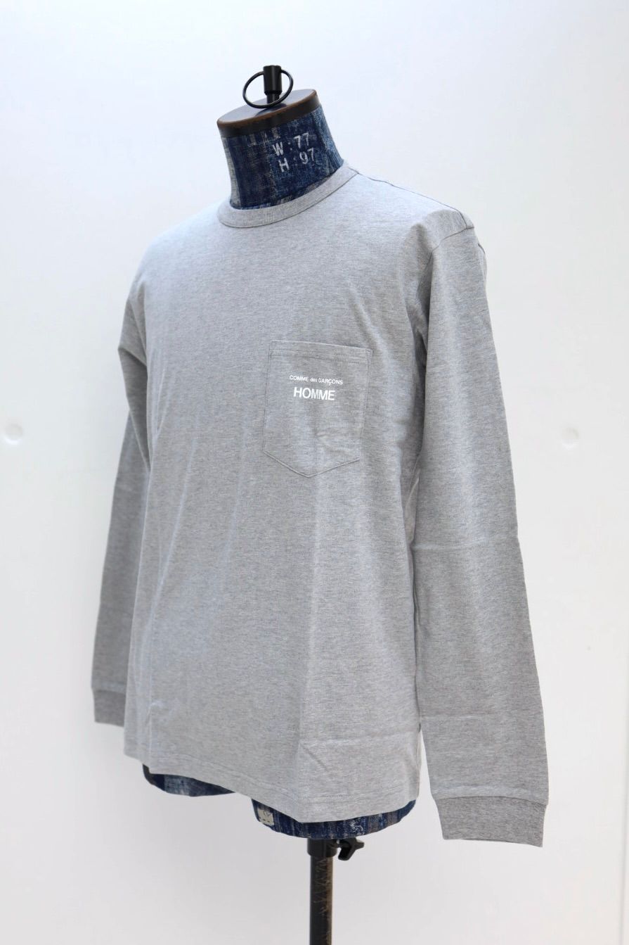 コムデギャルソンオム ロングスリーブTシャツ(HQ-T102-051)T.GRAY☆2月6日(金)発売！