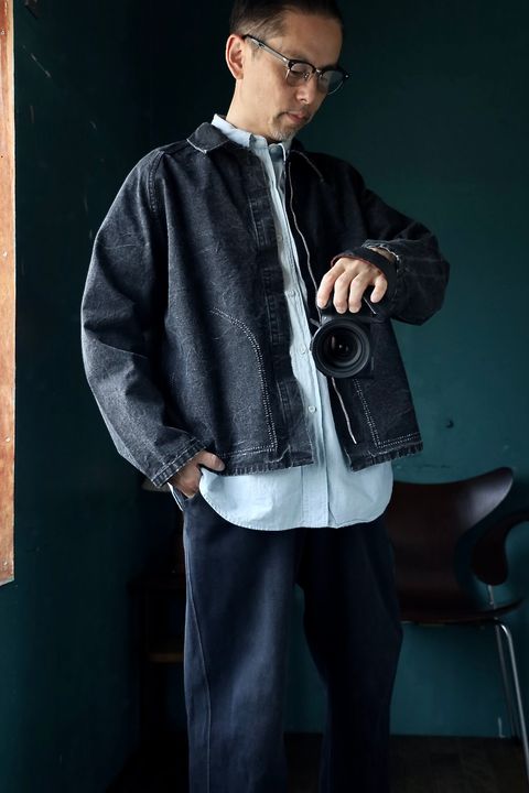 A.PRESSE 2025 STYLE2 Vintage Hunting Jacket"BLACK"スタイル