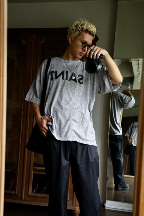 セントマイケル SAINT SS TEE MARK スタイル