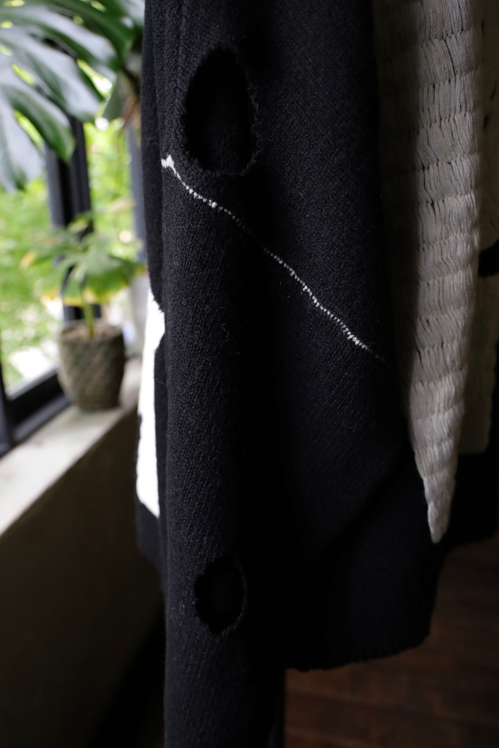 セントマイケル24AW セックスピストルズコラボ I AM A SP_CREW KNIT(SM-YS1-0000-C24)BLACK