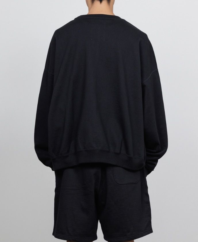 MARKAWARE 26SS HUGE SHORT SWEAT(A26A09CS02C)BLACK☆新作発売！