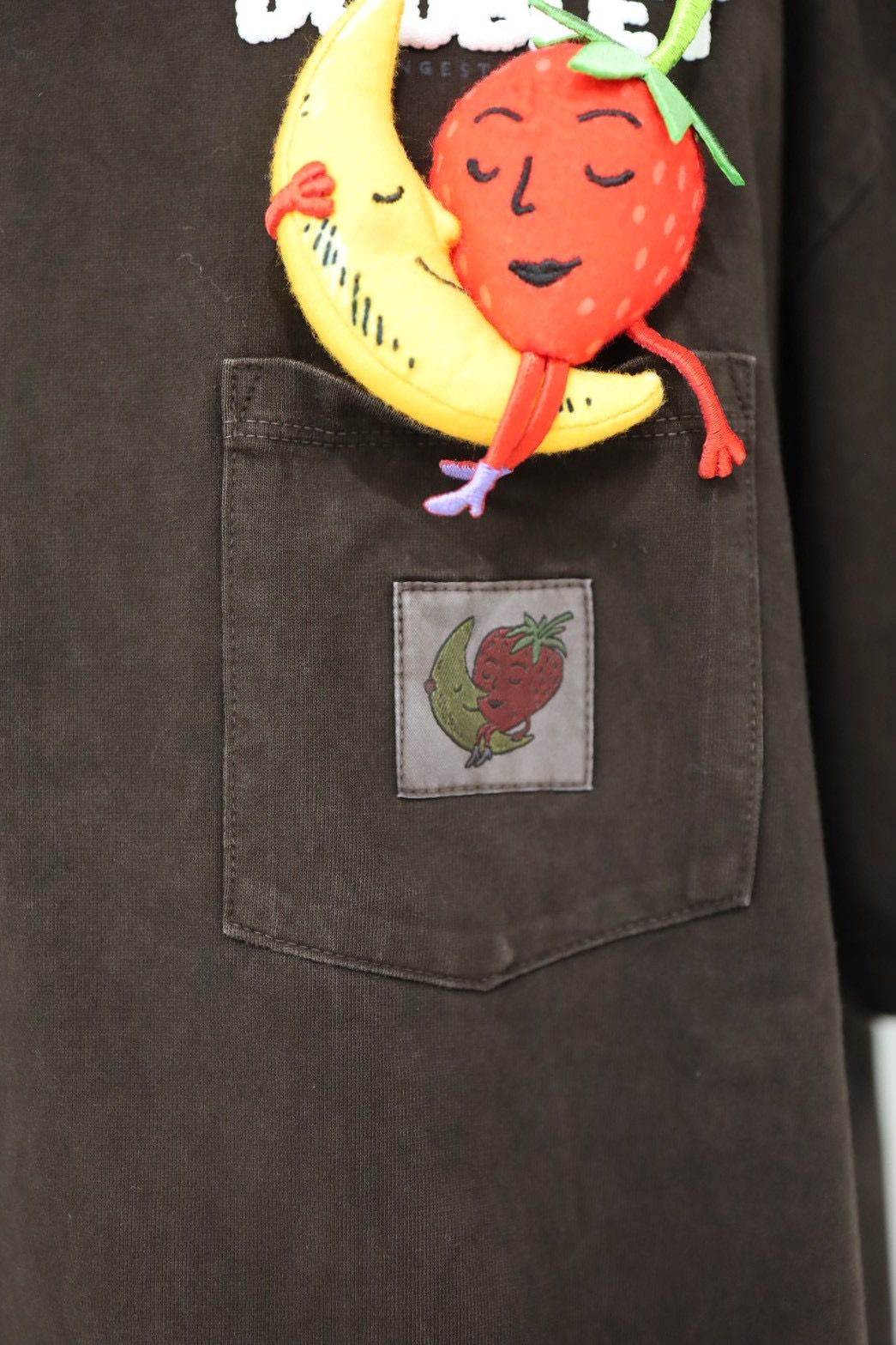 doublet ダブレット26SS MUD-DYED T-SHIRT WITH SHFU (26SS04CS418)MUD