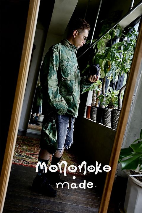 mononoke・made M-65 JACKET CAMOスタイル