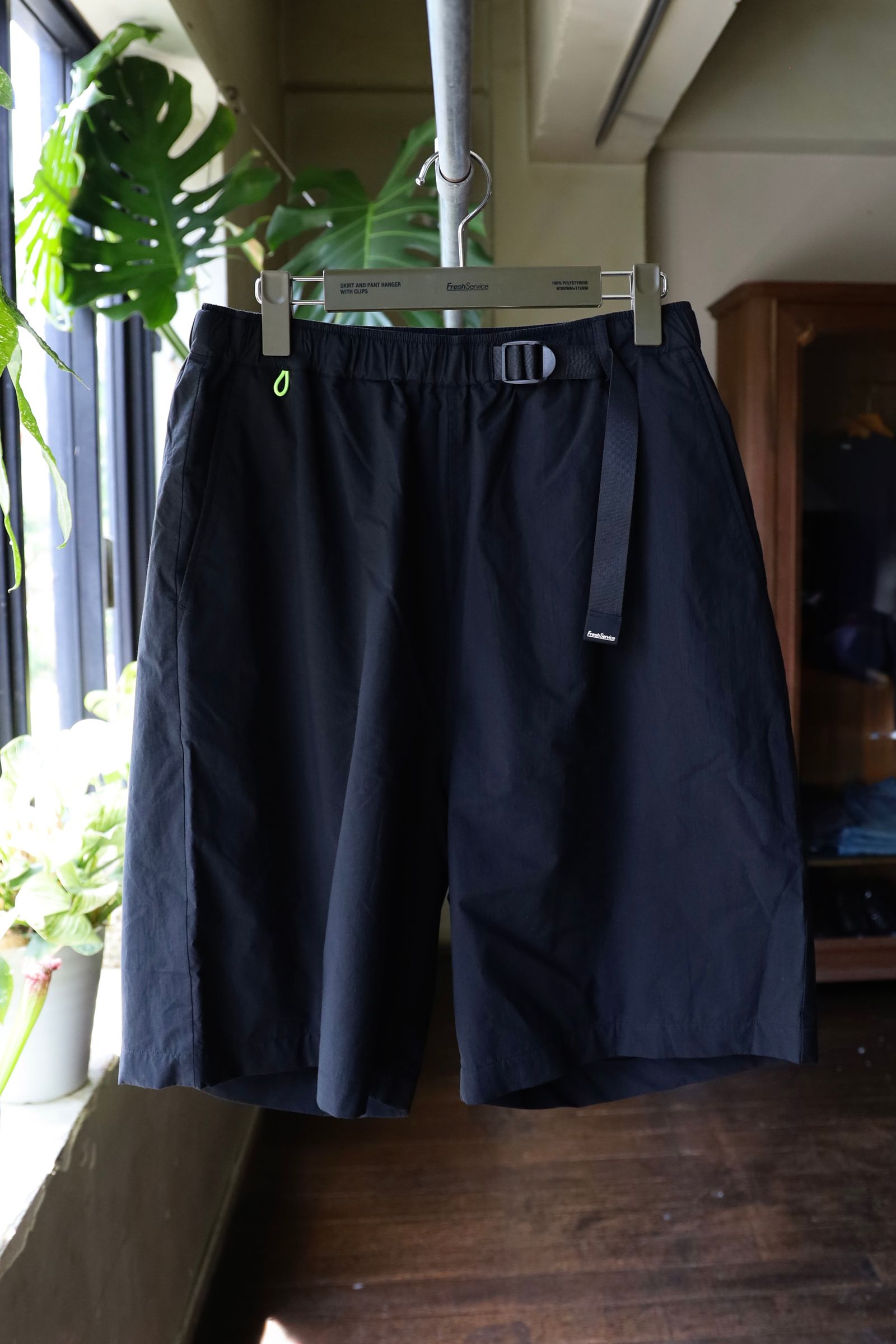 フレッシュサービス CRISP COTTON CLIMBING SHORTS(FSC252-40038)BLACK